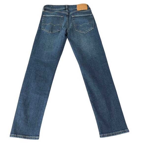 American Eagle Airflex Slim Straight Jeans Mens Size 29x30 Rustic Blue Dark Wash - Picture 5 of 13